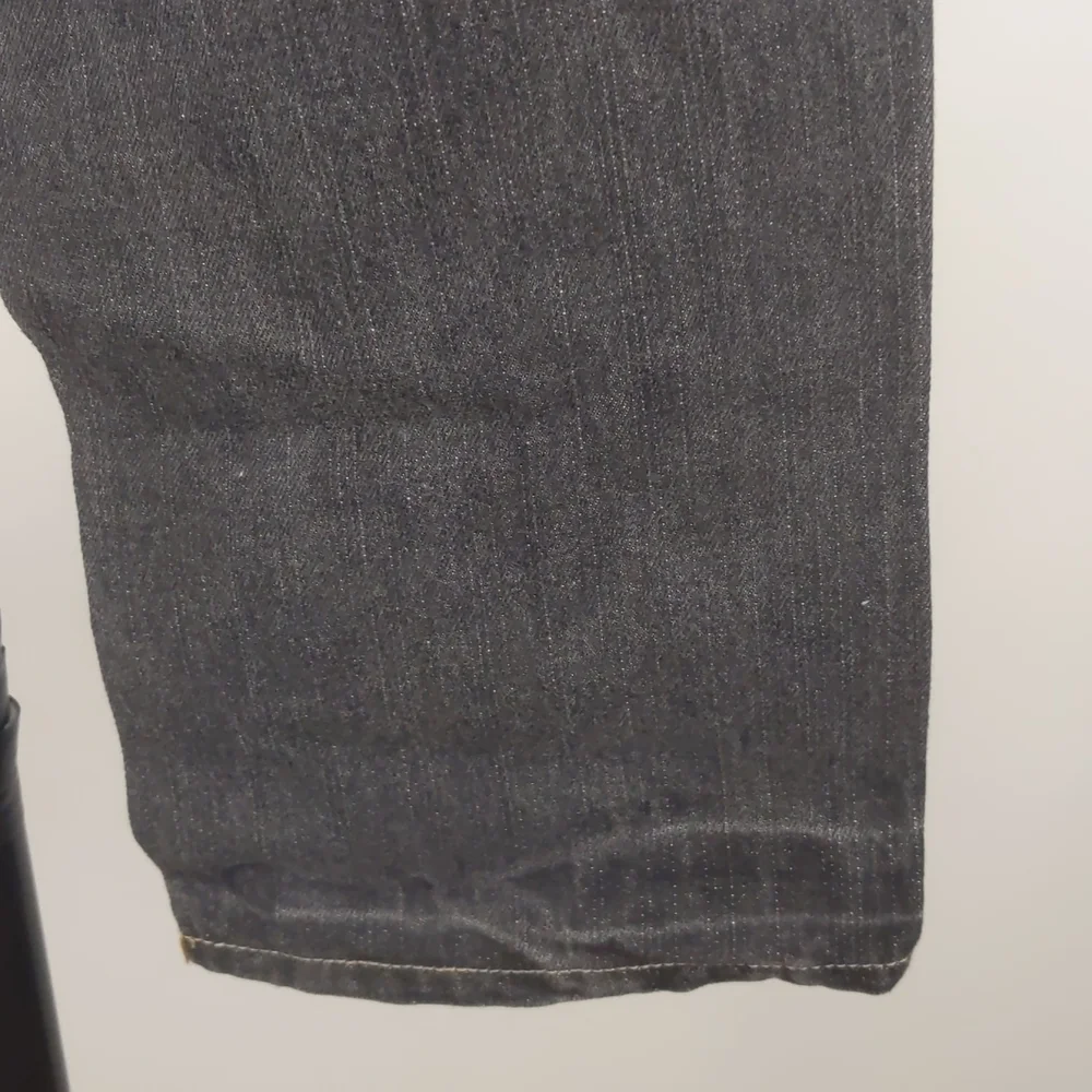 Cotton On Kids Denim Jeans Size 6-7 Black Elastic Waist Unisex - Picture 9 of 11